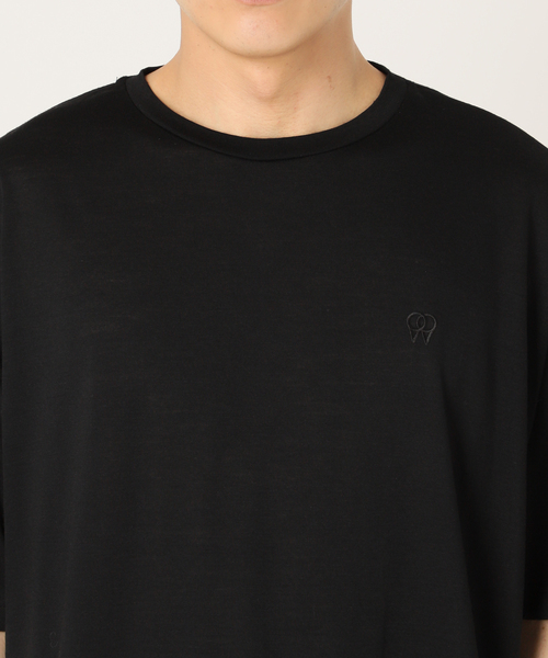417 EDIFICE（フォーワンセブンエディフィス）の「【WOOLLABO / ウールラボ】別注  ハイブリッドメリノウールラウンドTシャツ（Tシャツ/カットソー・メンズ・チャコールグレー/ブラック・MEDIUM/LARGE/X-LARGE）」の18枚目の写真
