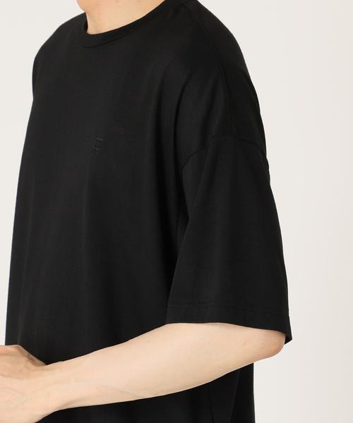 417 EDIFICE（フォーワンセブンエディフィス）の「【WOOLLABO / ウールラボ】別注  ハイブリッドメリノウールラウンドTシャツ（Tシャツ/カットソー・メンズ・チャコールグレー/ブラック・MEDIUM/LARGE/X-LARGE）」の20枚目の写真