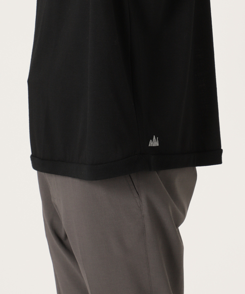 417 EDIFICE（フォーワンセブンエディフィス）の「【WOOLLABO / ウールラボ】別注  ハイブリッドメリノウールラウンドTシャツ（Tシャツ/カットソー・メンズ・チャコールグレー/ブラック・MEDIUM/LARGE/X-LARGE）」の21枚目の写真