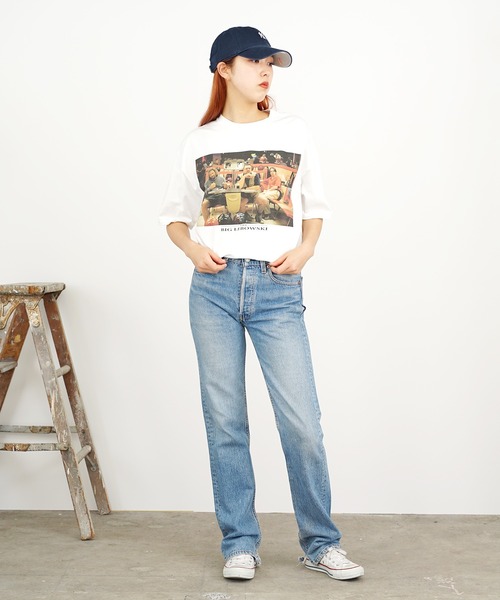 CAL O LINE（キャルオーライン）の「CAL O LINE/キャルオーライン MOVIE TEES THE BIG LEBOWSKI Tシャツ グラフィック（Tシャツ/カットソー・メンズ・ホワイト/ブラック・XL/L/M）」の11枚目の写真