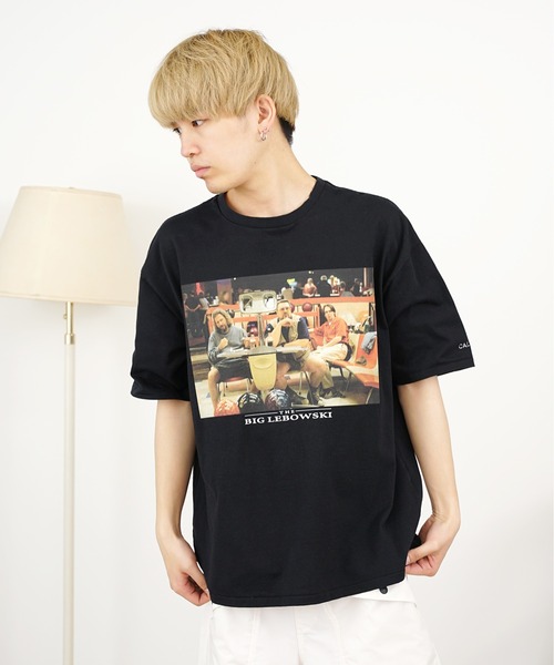 CAL O LINE（キャルオーライン）の「CAL O LINE/キャルオーライン MOVIE TEES THE BIG LEBOWSKI Tシャツ グラフィック（Tシャツ/カットソー・メンズ・ホワイト/ブラック・XL/L/M）」の6枚目の写真