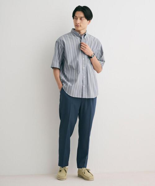 green label relaxing（グリーンレーベルリラクシング）の「ドライ シャーク オルマイパンツ -ストレッチ-（その他パンツ・メンズ・ダークグリーン/グレー/モカ・S/M/L/XL）」の4枚目の写真