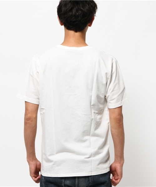 OUTLET(アウトレット)の「【Ciaopanic】NVS製品染メU/NポケTee(Tシャツ/カットソー・メンズ・グリーン/ホワイト・LARGE)」の5枚目の写真