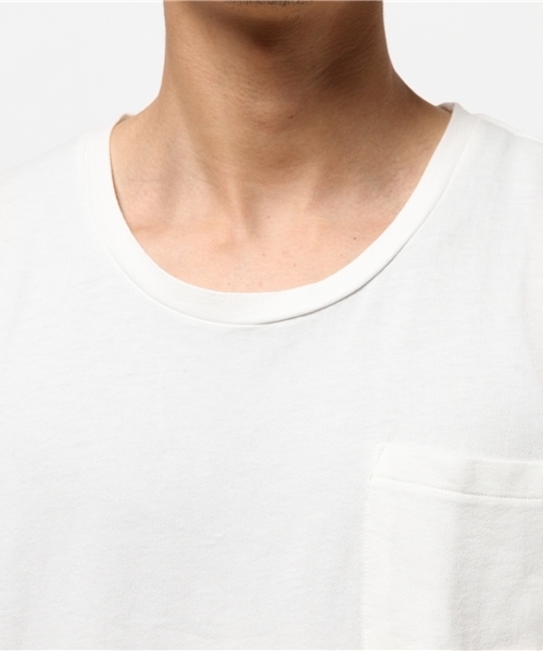 OUTLET(アウトレット)の「【Ciaopanic】NVS製品染メU/NポケTee(Tシャツ/カットソー・メンズ・グリーン/ホワイト・LARGE)」の6枚目の写真