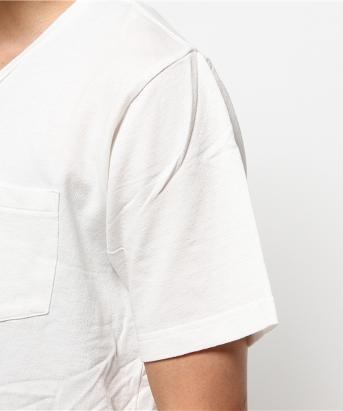 OUTLET(アウトレット)の「【Ciaopanic】NVS製品染メU/NポケTee(Tシャツ/カットソー・メンズ・グリーン/ホワイト・LARGE)」の7枚目の写真