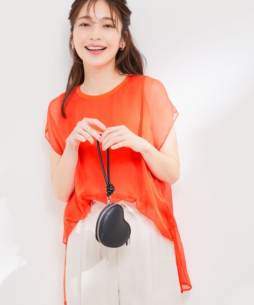 【洗える】楊柳シアードッキングプルオーバー