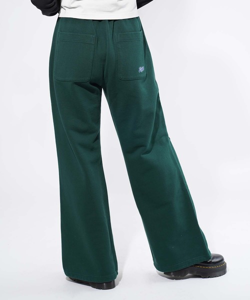 X-girl（エックスガール）の「KNEE SLIT SWEAT PANTS（スウェットパンツ・レディース・ブラウン/チャコール/グリーン・S/M）」の11枚目の写真