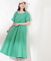 N.（N. Natural Beauty Basic） | ◆バックリボンパフスリーブワンピース(ワンピース)