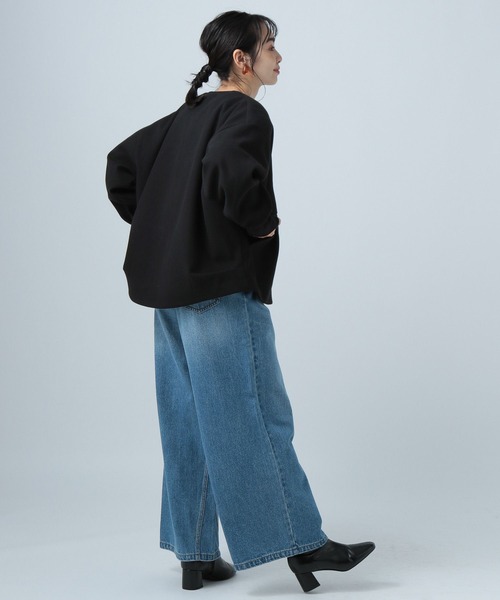 BAYFLOW(ベイフロー)の「ウーリーテックZIPブルゾン(ブルゾン・レディース・ブラック/ブルー/グレイッシュベージュ/グレー・SMALL/MEDIUM)」の16枚目の写真