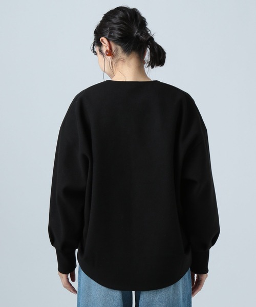 BAYFLOW(ベイフロー)の「ウーリーテックZIPブルゾン(ブルゾン・レディース・ブラック/ブルー/グレイッシュベージュ/グレー・SMALL/MEDIUM)」の6枚目の写真