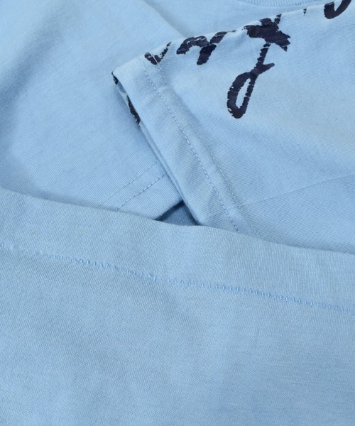 VINTAGE（ヴィンテージ）の「【ヴィンテージ古着】80's ヴィンテージプリントTシャツ USA製 犬 Embrasse-moi! Je parles francais（Tシャツ/カットソー・メンズ・ブルー・MEDIUM）」の10枚目の写真