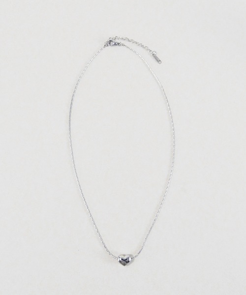 styiro（スタイロ）の「水に強く変色しにくい 金属アレルギー対応サージカルステンレス316L ハートワントップネックレス（ネックレス・レディース・ゴールド/シルバー・FREE）」の6枚目の写真