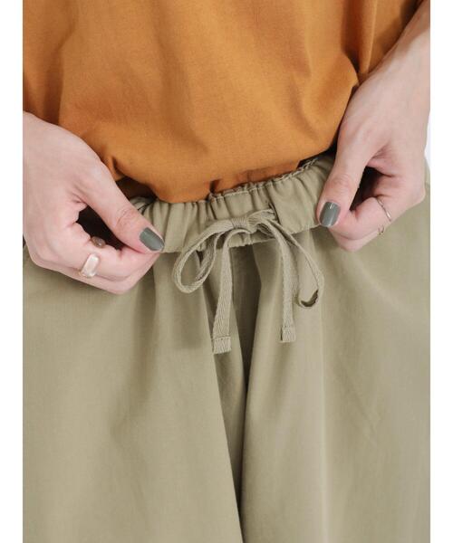 Samansa Mos2（サマンサ モスモス）の「裾タックギャザーパンツ（その他パンツ・レディース・カーキ/ブラウン/ベージュ/ブラック・F）」の18枚目の写真