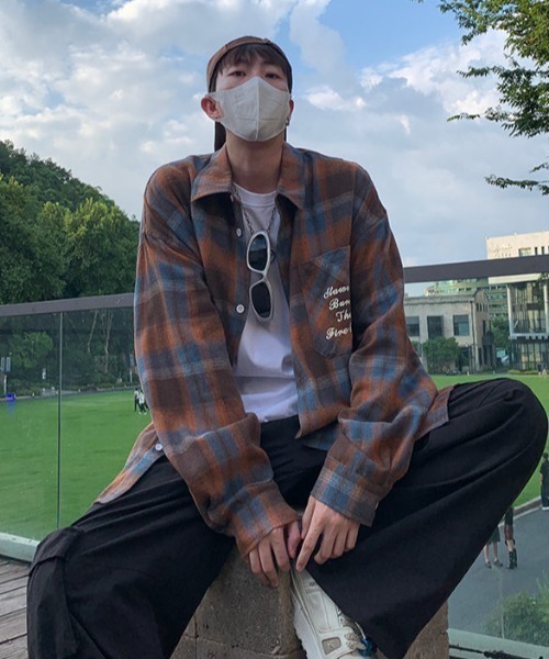 MAZZEL ♡ チェックシャツ MAZZEL Straight Flash チェックシャツ Mサイズ MAZZEL “Royal