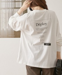 【販売終了】バックプリントロング丈Tシャツ
