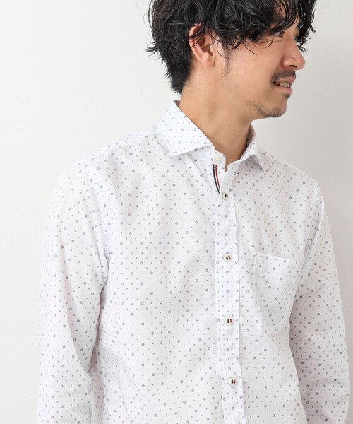 NOLLEY'S goodman（ノーリーズグッドマン）の「パラシュートボタン カッタウェイシャツ（シャツ/ブラウス・メンズ・ブルー/ネイビー/ホワイト系その他・L/M/S/XL）」の16枚目の写真