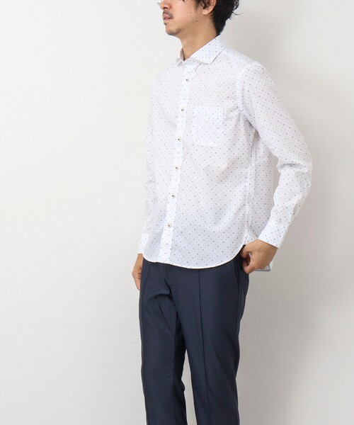 NOLLEY'S goodman（ノーリーズグッドマン）の「パラシュートボタン カッタウェイシャツ（シャツ/ブラウス・メンズ・ブルー/ネイビー/ホワイト系その他・L/M/S/XL）」の21枚目の写真