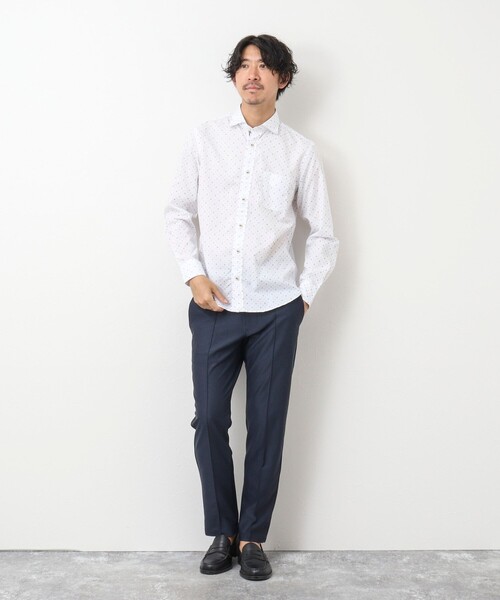 NOLLEY'S goodman（ノーリーズグッドマン）の「パラシュートボタン カッタウェイシャツ（シャツ/ブラウス・メンズ・ブルー/ネイビー/ホワイト系その他・L/M/S/XL）」の22枚目の写真