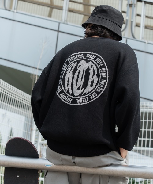 kutir（クティール）の「アソートストリートロゴビックニット（ニット/セーター・メンズ・ブラック/ブラック系その他2/アイボリー/ブラウン/ブラック系その他・MEDIUM/LARGE）」の3枚目の写真