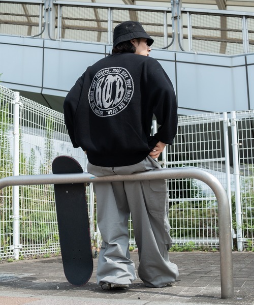 kutir（クティール）の「アソートストリートロゴビックニット（ニット/セーター・メンズ・ブラック/ブラック系その他2/アイボリー/ブラウン/ブラック系その他・MEDIUM/LARGE）」の9枚目の写真