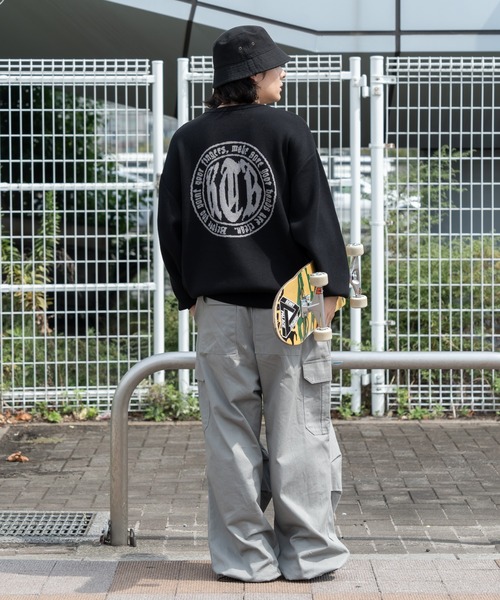 kutir（クティール）の「アソートストリートロゴビックニット（ニット/セーター・メンズ・ブラック/ブラック系その他2/アイボリー/ブラウン/ブラック系その他・MEDIUM/LARGE）」の13枚目の写真