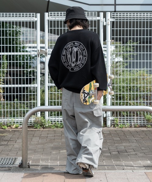 kutir（クティール）の「アソートストリートロゴビックニット（ニット/セーター・メンズ・ブラック/ブラック系その他2/アイボリー/ブラウン/ブラック系その他・MEDIUM/LARGE）」の14枚目の写真