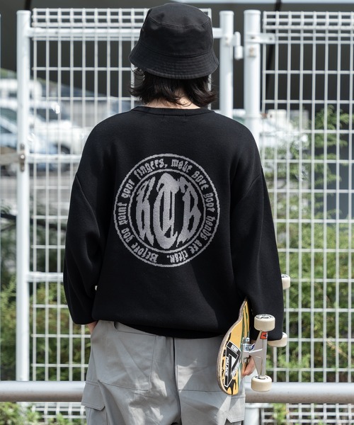 kutir（クティール）の「アソートストリートロゴビックニット（ニット/セーター・メンズ・ブラック/ブラック系その他2/アイボリー/ブラウン/ブラック系その他・MEDIUM/LARGE）」の6枚目の写真