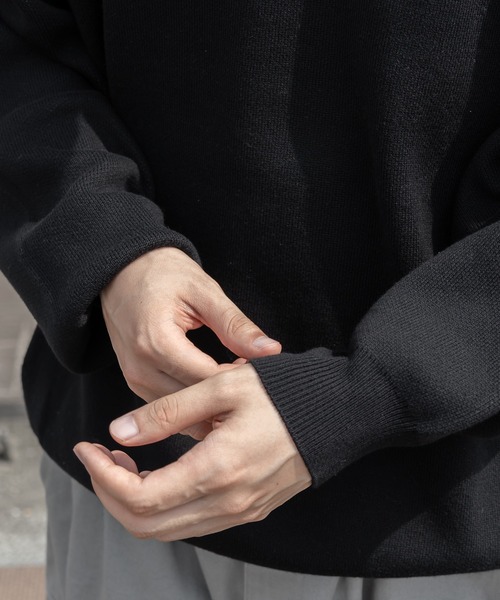 kutir（クティール）の「アソートストリートロゴビックニット（ニット/セーター・メンズ・ブラック/ブラック系その他2/アイボリー/ブラウン/ブラック系その他・MEDIUM/LARGE）」の18枚目の写真