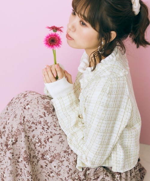 marun（マルン）の「＜大きいサイズ＞  花柄フレアスカートmarun（スカート・レディース・ピンク・L/LL/3L/4L/5L）」の18枚目の写真