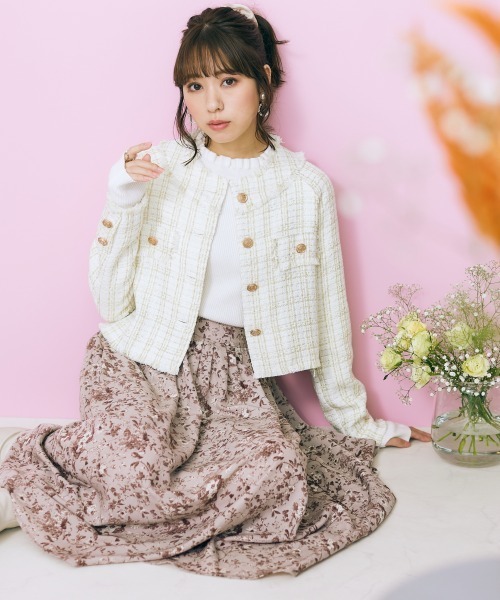 marun（マルン）の「＜大きいサイズ＞  花柄フレアスカートmarun（スカート・レディース・ピンク・L/LL/3L/4L/5L）」の19枚目の写真