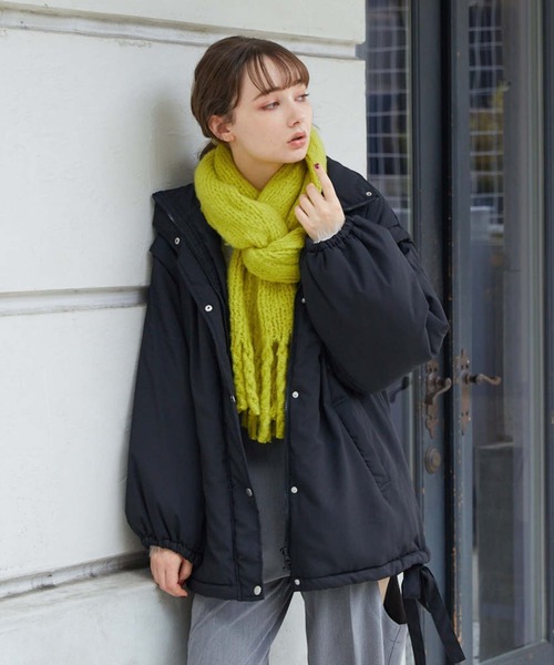 archives(アルシーヴ)の「ブークレーストール(ストール/ショール・レディース・イエロー/アイボリー/ブルー/ピンク・FREE)」の9枚目の写真