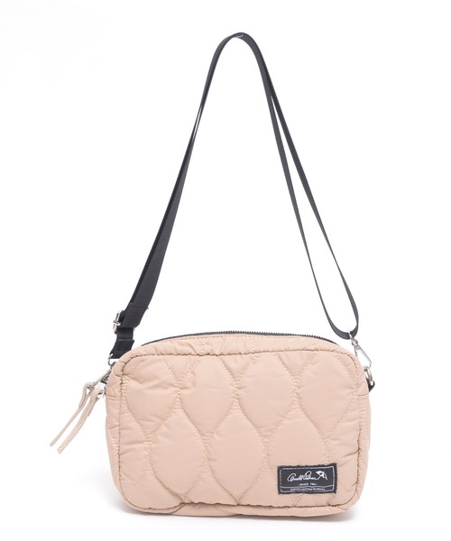 Arnold Palmer（アーノルドパーマー）の「キルト パディング ショルダーバッグ（ショルダーバッグ・レディース・ブラック/ベージュ・F）」の2枚目の写真