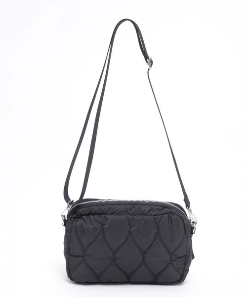 Arnold Palmer（アーノルドパーマー）の「キルト パディング ショルダーバッグ（ショルダーバッグ・レディース・ブラック/ベージュ・F）」の3枚目の写真