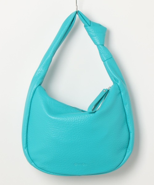 BarcosBlue(バルコスブルー)の「【BARCOS BLUE/バルコスブルー】ノットモチーフPUショルダーバッグ(ショルダーバッグ・レディース・ブルー/グレー/ブラック・ONE SIZE)」の5枚目の写真