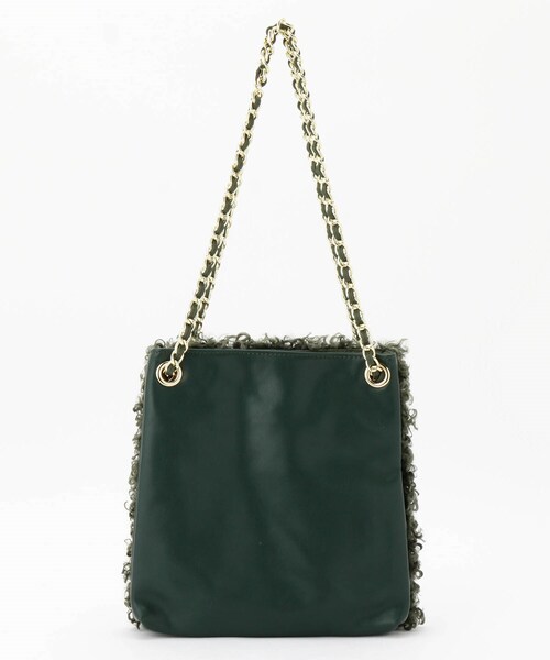 &Bridge（アンドブリッジ）の「Cachellier 異素材チェーンショルダーバッグ（ショルダーバッグ・レディース・カーキ・99）」の4枚目の写真