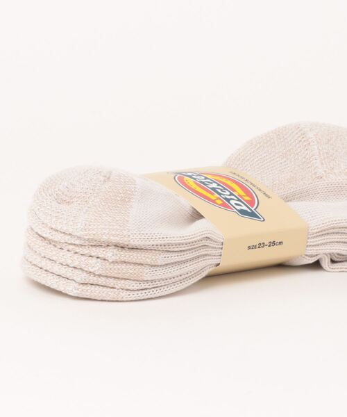 Dickies（ディッキーズ）の「【Dickies】Ｑ. カラフルラインソックス/クォーター丈ソックス/3足セット/レディース（ソックス/靴下・レディース・マルチ・23cm～25cm）」の2枚目の写真