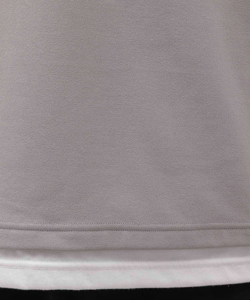 LAKOLE（ラコレ）の「ナシジ裏起毛レイヤープルオーバー / 970518（Tシャツ/カットソー・メンズ・ブルー/ブラック/ボルドー/グリーン/グレー・MEDIUM/LARGE/X-LARGE）」の20枚目の写真