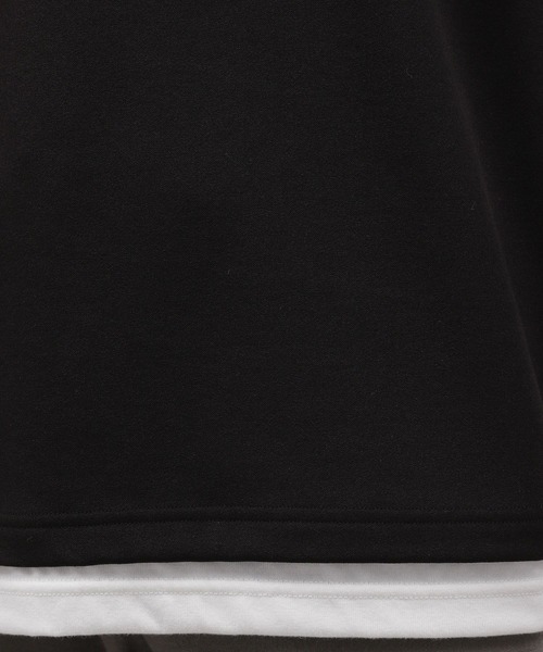 LAKOLE（ラコレ）の「ナシジ裏起毛レイヤープルオーバー / 970518（Tシャツ/カットソー・メンズ・ブルー/ブラック/ボルドー/グリーン/グレー・MEDIUM/LARGE/X-LARGE）」の19枚目の写真