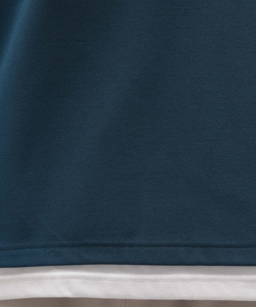 LAKOLE（ラコレ）の「ナシジ裏起毛レイヤープルオーバー / 970518（Tシャツ/カットソー・メンズ・ブルー/ブラック/ボルドー/グリーン/グレー・MEDIUM/LARGE/X-LARGE）」の22枚目の写真