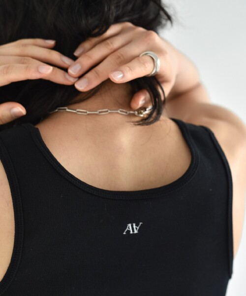 CODE A（コードエー）の「american sleeve tank（タンクトップ・レディース・ブラック/ホワイト・00）」の7枚目の写真