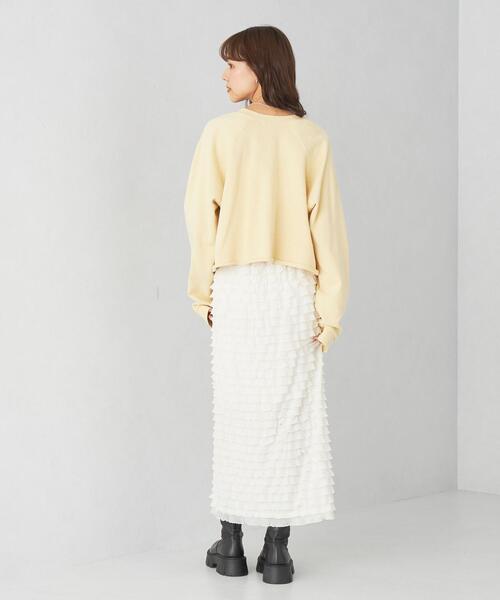 EMMEL REFINES（エメルリファインズ）の「＜EMMEL REFINES＞EM Uネック スウェット プルオーバー（スウェット・レディース・イエロー/ホワイト/ライトブルー・FREE）」の8枚目の写真