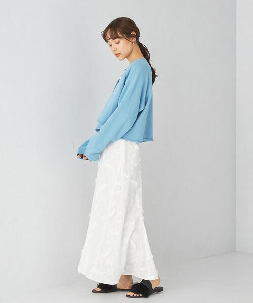 EMMEL REFINES（エメルリファインズ）の「＜EMMEL REFINES＞EM Uネック スウェット プルオーバー（スウェット・レディース・イエロー/ホワイト/ライトブルー・FREE）」の15枚目の写真