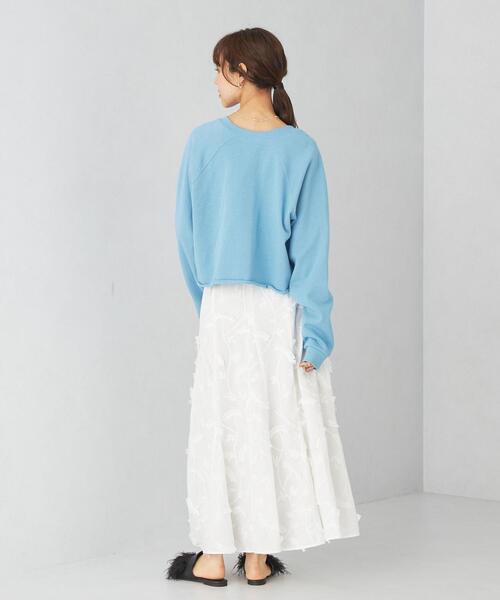 EMMEL REFINES（エメルリファインズ）の「＜EMMEL REFINES＞EM Uネック スウェット プルオーバー（スウェット・レディース・イエロー/ホワイト/ライトブルー・FREE）」の16枚目の写真