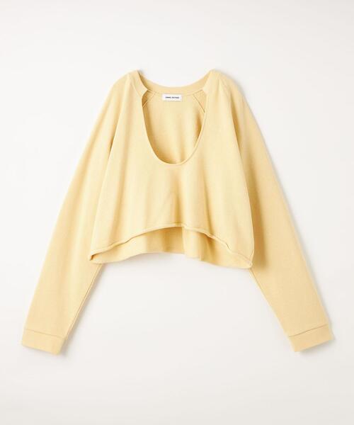 EMMEL REFINES（エメルリファインズ）の「＜EMMEL REFINES＞EM Uネック スウェット プルオーバー（スウェット・レディース・イエロー/ホワイト/ライトブルー・FREE）」の18枚目の写真