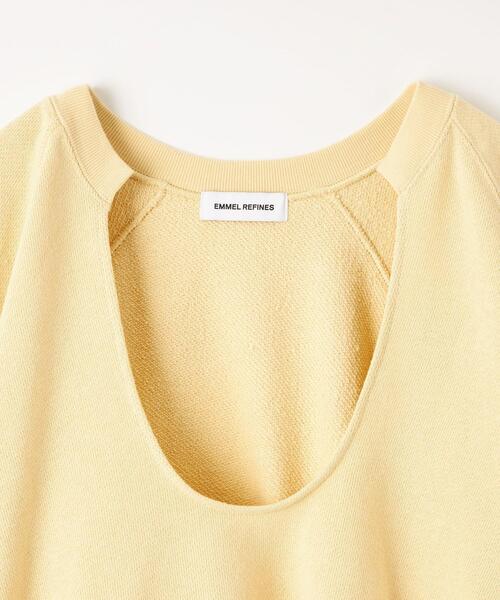 EMMEL REFINES（エメルリファインズ）の「＜EMMEL REFINES＞EM Uネック スウェット プルオーバー（スウェット・レディース・イエロー/ホワイト/ライトブルー・FREE）」の21枚目の写真
