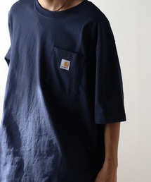 【Carhartt / カーハート】Workwear ビッグシルエット ポケット半袖 ロゴ Tシャツ ワッペン トップス