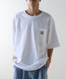 Carhartt | 【Carhartt / カーハート】Workwear ビッグシルエット ポケット半袖 ロゴ Tシャツ ワッペン トップス(Tシャツ/カットソー)