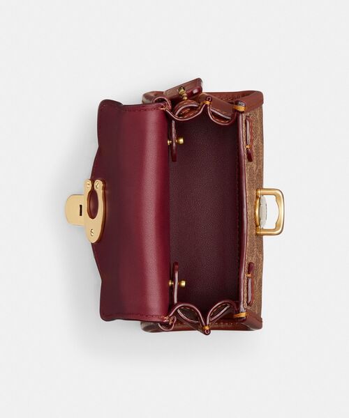 すぐ届く*COACH*サミートップハンドル12 シグネチャーキャンバス COACH（コーチ）の「サミー トップ ハンドル 12・シグネチャー