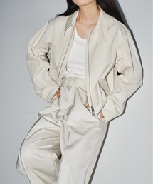 ジャケット・アウター TODAYFUL Washer Zip Blouson 36 ECRU TODAYFUL Washer Zip Blouson 36
