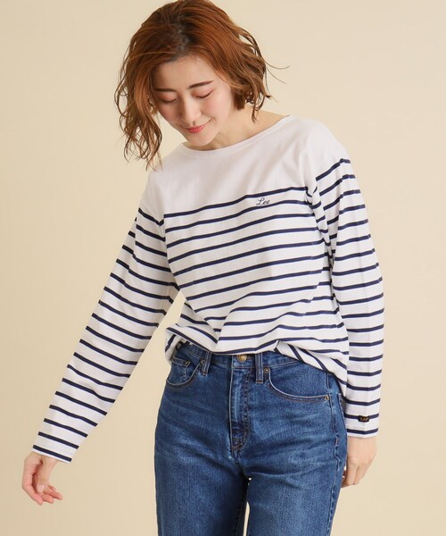 grove(グローブ)の「【Lee×grove別注】BASQUE SHIRT(Tシャツ/カットソー・レディース・ブルー系その他4/ピンク系/ネイビー系2・02/01)」の21枚目の写真